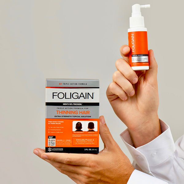 FOLIGAIN Mens's Hair Regrowth Kit - FOLIGAIN EUROPE